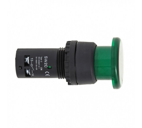 Кнопка грибок EKF PROxima SW2C-MD 230 В 1NO IP54 без фиксации с подсветкой зеленая (sw2c-md-gg) Кнопка грибок EKF PROxima SW2C-MD 230 В 1NO IP54 без фиксации с подсветкой зеленая (sw2c-md-gg)