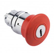 Кнопка грибок EKF PROximа XB4 230 В IP54 с фиксацией поворотная с замком красная (XB4BA1F-R)