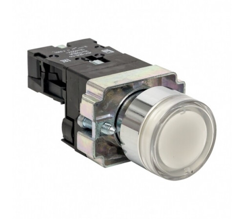 Кнопка плоская EKF PROxima ВА51 230 В IP40 без фиксации с подсветкой белая (xb2-bw21-230) Кнопка плоская EKF PROxima ВА51 230 В IP40 без фиксации с подсветкой белая (xb2-bw21-230)