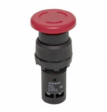 Кнопка грибок EKF PROxima SW2C-11MZ 230 В 1NO+1NC IP54 с фиксацией красная (sw2c-mz-r)