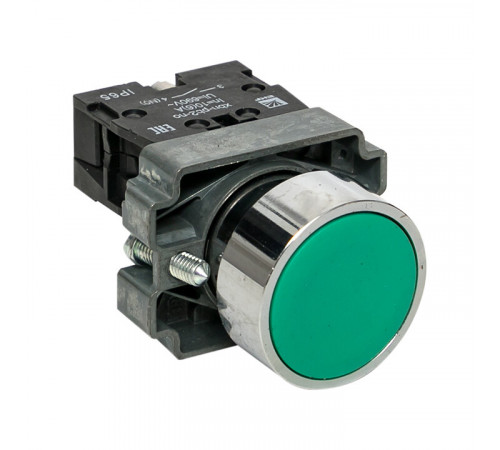 Кнопка EKF PROxima BA31 230 В IP65 металлическая зеленая (xb2-ba31-65)