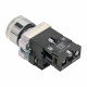 Кнопка плоская EKF PROxima ВА51 230 В IP40 без фиксации с подсветкой белая (xb2-bw21-230)