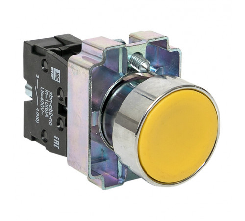 Кнопка EKF PROxima BA51 230 В IP40 металлическая желтая (xb2-ba51) Кнопка EKF PROxima BA51 230 В IP40 металлическая желтая (xb2-ba51)