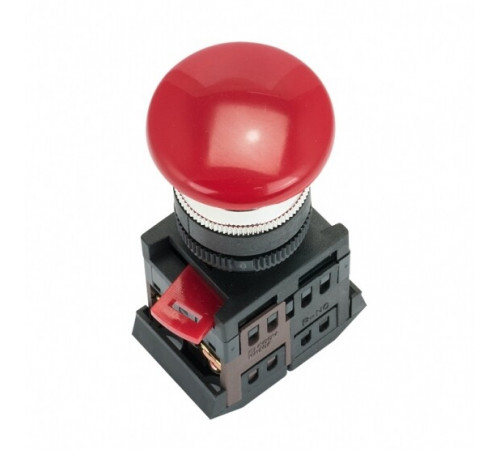 Кнопка грибок EKF PROxima AEA-22 230 В 1NO+1NC IP40 без фиксации без подсветки красная (pbn-aea-r)