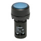 Кнопка плоская EKF PROxima SW2C-10D 230 В IP54 без фиксации с подсветкой синяя (sw2c-md-b)