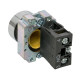 Кнопка EKF PROxima BA51 230 В IP40 металлическая желтая (xb2-ba51)