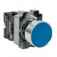 Кнопка EKF PROxima BA61 230 В IP40 металлическая синяя (xb2-ba61)