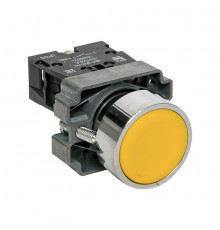 Кнопка EKF PROxima BA51 230 В IP65 металлическая желтая (xb2-ba51-65)