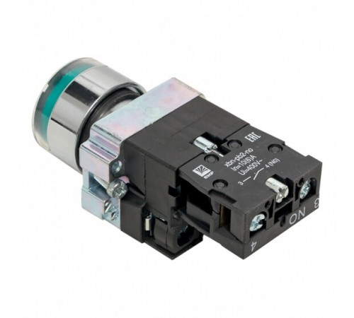 Кнопка плоская EKF PROxima ВА31 230 В IP40 без фиксации с подсветкой зеленая (xb2-bw31-230) Кнопка плоская EKF PROxima ВА31 230 В IP40 без фиксации с подсветкой зеленая (xb2-bw31-230)