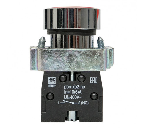 Кнопка EKF PROxima BA42 230 В IP40 металлическая красная (xb2-ba42)