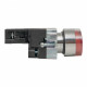 Кнопка плоская EKF PROxima ВА42 230 В IP40 без фиксации с подсветкой красная (xb2-bw42-230)
