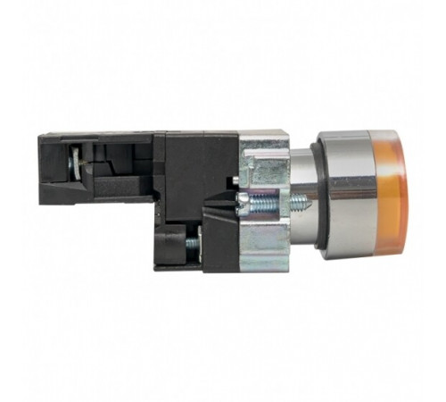 Кнопка плоская EKF PROxima ВА51 230 В IP40 без фиксации с подсветкой желтая (xb2-bw51-230) Кнопка плоская EKF PROxima ВА51 230 В IP40 без фиксации с подсветкой желтая (xb2-bw51-230)