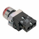 Кнопка плоская EKF PROxima ВА42 230 В IP40 без фиксации с подсветкой красная (xb2-bw42-230)