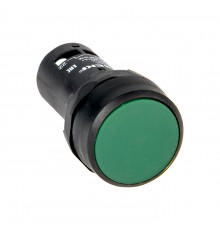 Кнопка плоская EKF PROxima SW2C-11 230 В IP54 с фиксацией зеленая (sw2c-11f-g)