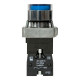 Кнопка плоская EKF PROxima BA61 230 В IP65 с подсветкой синяя (xb2-bw61-230-65)