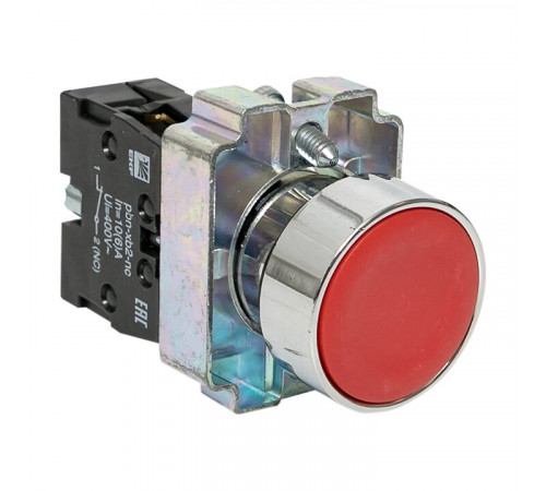 Кнопка EKF PROxima BA42 230 В IP40 металлическая красная (xb2-ba42)