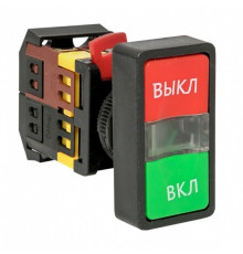 Кнопка прямоугольная EKF PROxima AS-22N 230 В IP40 пуск-стоп красно-зеленая (pbn-as-rec)