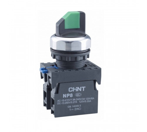 Переключатель Chint NP8 20X/312 230 В 2НО IP65 2P с фиксацией черный (578131) Переключатель Chint NP8 20X/312 230 В 2НО IP65 2P с фиксацией черный (578131)