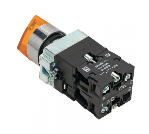 Переключатель EKF PROxima BD33 220 В 1NO+1NC IP40 3P с фиксацией с подсветкой желтый (xb2-bk33-y-230) Переключатель EKF PROxima BD33 220 В 1NO+1NC IP40 3P с фиксацией с подсветкой желтый (xb2-bk33-y-230)