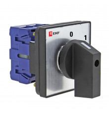Переключатель кулачковый EKF PROxima ПК-1-11 10А 230 В 1NO IP20 2P черный (pk-1-11-10)