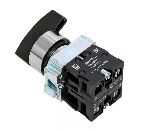 Переключатель EKF PROxima 230 В 2NO IP40 3P с фиксацией черный (xb2-bj33) Переключатель EKF PROxima 230 В 2NO IP40 3P с фиксацией черный (xb2-bj33)