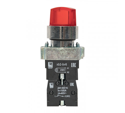 Переключатель EKF PROxima BD33 220 В 1NO+1NC IP40 3P с фиксацией с подсветкой красный (xb2-bk33-r-230) Переключатель EKF PROxima BD33 220 В 1NO+1NC IP40 3P с фиксацией с подсветкой красный (xb2-bk33-r-230)