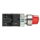 Переключатель EKF PROxima BD33 220 В 1NO+1NC IP40 3P с фиксацией с подсветкой красный (xb2-bk33-r-230)