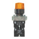 Переключатель EKF PROxima BD33 220 В 1NO+1NC IP40 3P с фиксацией с подсветкой желтый (xb2-bk33-y-230)