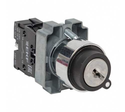 Переключатель EKF PROxima BG61 660 В 1NO IP65 2P без фиксации с замком черный (xb2-bg61) Переключатель EKF PROxima BG61 660 В 1NO IP65 2P без фиксации с замком черный (xb2-bg61)
