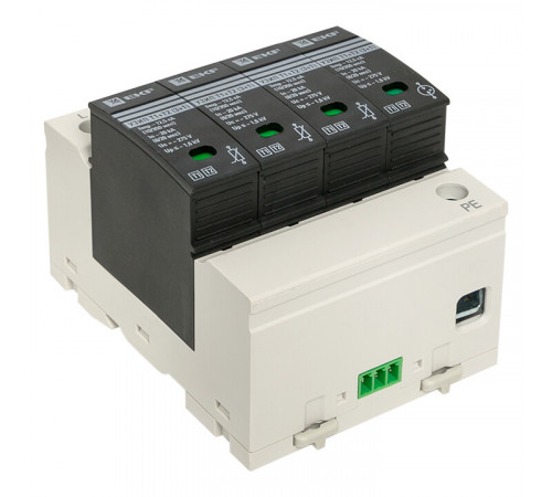 Ограничитель напряжения модульный EKF PROxima (OV12-31-506) T1-T2 275 В 12,5 А тип AC 4P