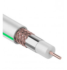 Кабель коаксиальный телевизионный SAT 703B 1х1 мм экранированный Rexant Green Line