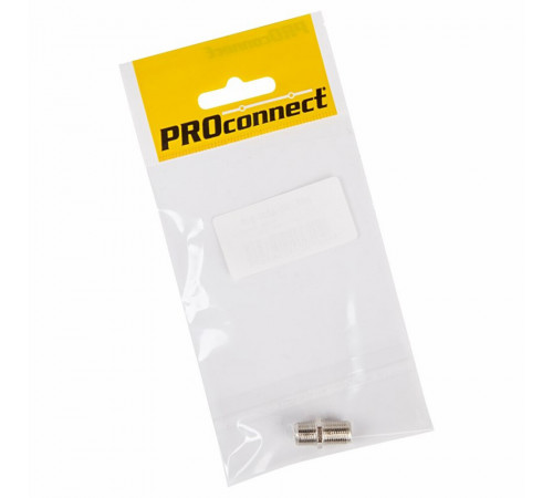 Переходник соединитель Proconnect гнездо F-гнездо F Переходник соединитель Proconnect гнездо F-гнездо F