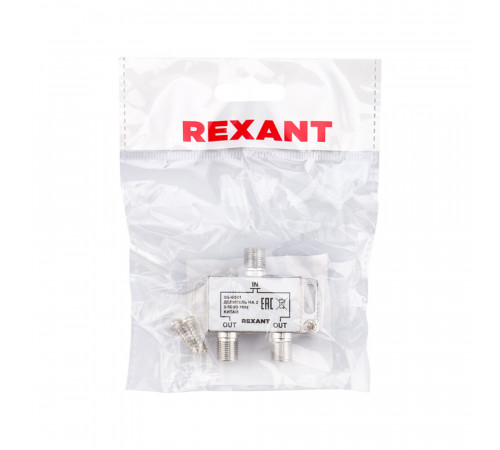 ТВ делитель Rexant 2 F-выхода (05-6001-01)