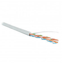 Интернет-кабель (витая пара) U/UTP 4PR CAT5e 4х2х0,51 мм LSZH Hyperline