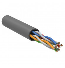 Интернет-кабель (витая пара) U/UTP 4PR CAT5 4х2х0,5 мм CCA PVC Generica