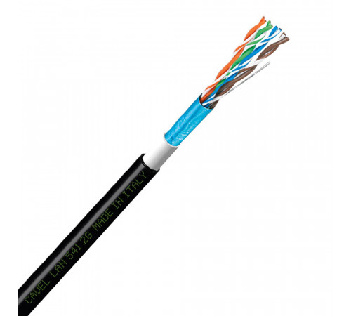 Интернет-кабель уличный (витая пара) FTP CAT5e LAN 541 2G 4х2х0,51 мм экранированный Cavel Интернет-кабель уличный (витая пара) FTP CAT5e LAN 541 2G 4х2х0,51 мм экранированный Cavel