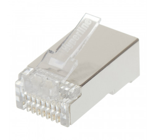Штекер компьютерный Hyperline RJ45 8P8C CAT5e (10 шт.) (521596) Штекер компьютерный Hyperline RJ45 8P8C CAT5e (10 шт.) (521596)