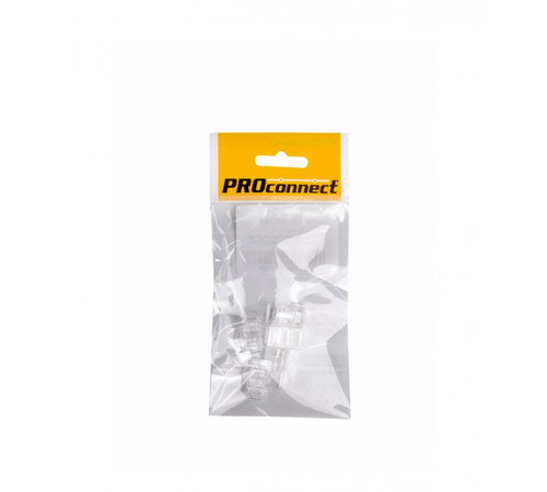 Штекер компьютерный Proconnect RJ45 8P8C CAT5e (5 шт.) (05-1021-6-9) Штекер компьютерный Proconnect RJ45 8P8C CAT5e (5 шт.) (05-1021-6-9)