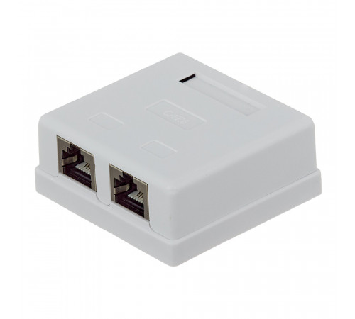 Розетка компьютерная Hyperline 8P8C CAT6 2 гнезда (430235) Розетка компьютерная Hyperline 8P8C CAT6 2 гнезда (430235)