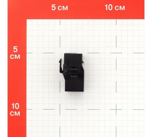 Переходник компьютерный Hyperline RJ45 8P8C CAT6 черный (444915) Переходник компьютерный Hyperline RJ45 8P8C CAT6 черный (444915)