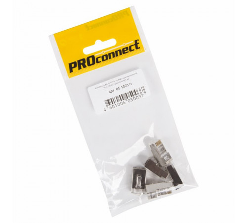 Штекер компьютерный Proconnect RJ45 8P8C CAT5e (5 шт.) (05-1023-9) Штекер компьютерный Proconnect RJ45 8P8C CAT5e (5 шт.) (05-1023-9)