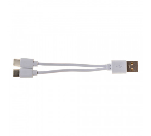 Кабель USB-A/2хType-C Duwi 0,028 м (62017 4) Кабель USB-A/2хType-C Duwi 0,028 м (62017 4)