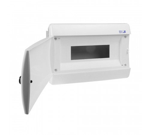 Щит распределительный встраиваемый КЭАЗ OptiBox ЩРВ пластиковый IP41 290х195х102,9 мм 12 модулей непрозрачная дверь