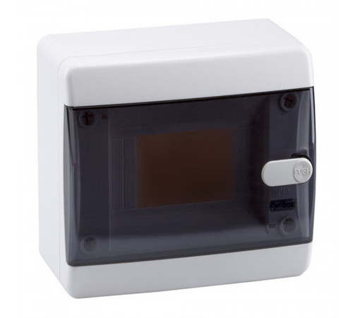 Щит распределительный навесной КЭАЗ OptiBox ЩРН пластиковый IP41 182х150х102,9 мм 6 модулей Щит распределительный навесной КЭАЗ OptiBox ЩРН пластиковый IP41 182х150х102,9 мм 6 модулей