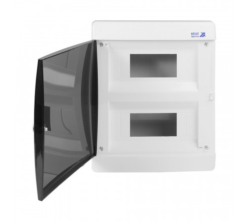 Щит распределительный встраиваемый КЭАЗ OptiBox ЩРВ пластиковый IP41 236х290х102,9 мм 18 модулей Щит распределительный встраиваемый КЭАЗ OptiBox ЩРВ пластиковый IP41 236х290х102,9 мм 18 модулей