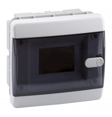 Щит распределительный встраиваемый КЭАЗ OptiBox ЩРВ пластиковый IP41 182х150х102,9 мм 6 модулей