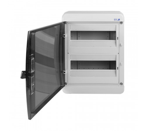 Щит распределительный навесной КЭАЗ OptiBox ЩРН пластиковый IP65 300х410х153 мм 24 модуля Щит распределительный навесной КЭАЗ OptiBox ЩРН пластиковый IP65 300х410х153 мм 24 модуля