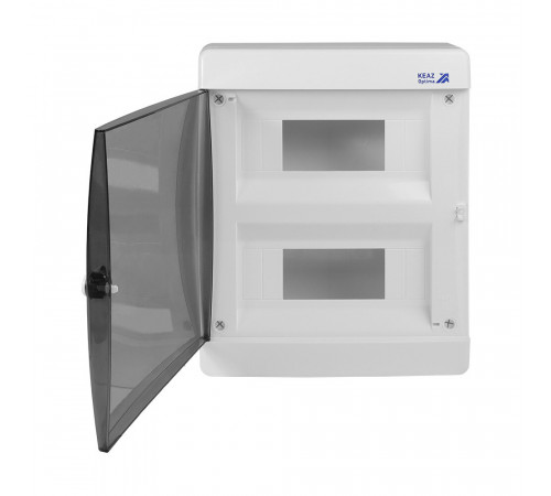 Щит распределительный навесной КЭАЗ OptiBox ЩРН пластиковый IP41 236х290х102,9 мм 18 модулей Щит распределительный навесной КЭАЗ OptiBox ЩРН пластиковый IP41 236х290х102,9 мм 18 модулей