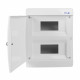 Щит распределительный встраиваемый КЭАЗ OptiBox ЩРВ пластиковый IP41 236х290х102,9 мм 18 модулей непрозрачная дверь