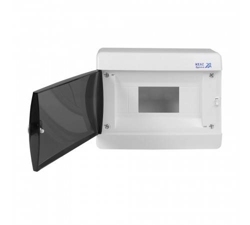 Щит распределительный встраиваемый КЭАЗ OptiBox ЩРВ пластиковый IP41 182х150х102,9 мм 6 модулей Щит распределительный встраиваемый КЭАЗ OptiBox ЩРВ пластиковый IP41 182х150х102,9 мм 6 модулей